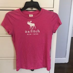Abercrombie and Fitch Kids bubblegum pink tshirt.